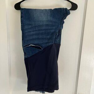 Pinkblush Maternity Ankle Length Distressed Hem Jean, 3X